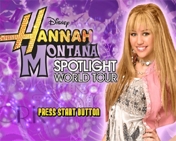 Hannah Montana: Spotlight World Tour - Screenshot - Game Title Image
