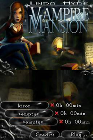 Linda Hyde: Vampire Mansion - Screenshot - Game Title Image