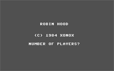 Robin Hood - Screenshot - Game Title Image