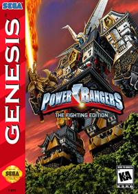 Mighty Morphin Power Rangers: The Fighting Edition - Fanart - Box - Front Image