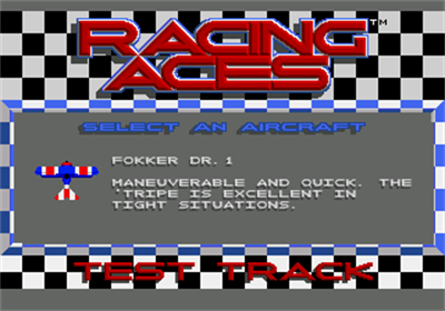 Racing Aces - Screenshot - Game Select Image