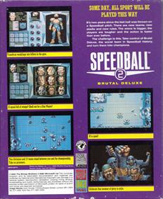 Speedball 2: Brutal Deluxe - Box - Back Image