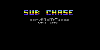 Sub Chase - Screenshot - Game Title Image