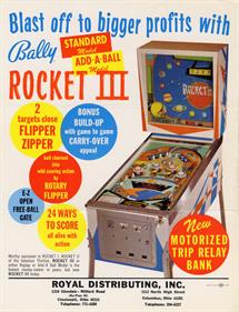 Rocket III - Advertisement Flyer - Front Image