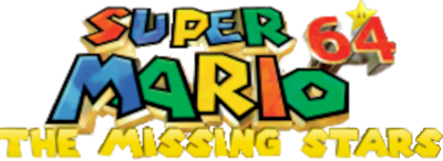 Super Mario 64: The Missing Stars - Clear Logo Image