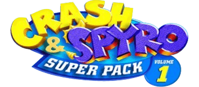 Crash & Spyro SuperPack Volume 1: Crash N-Tranced and Spyro: Season of Ice - Clear Logo Image