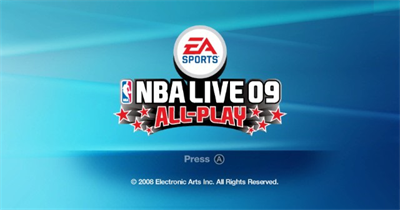 NBA Live 09: All-Play - Screenshot - Game Title Image