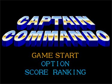 Captain Commando - Screenshot - Game Select
