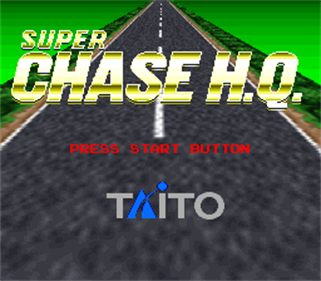 Super Chase H.Q. - Screenshot - Game Title Image