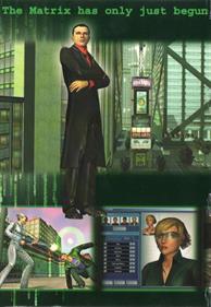 The Matrix Online - Advertisement Flyer - Back Image