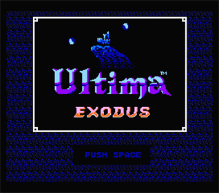 Ultima III: Exodus - Screenshot - Game Title Image