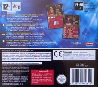 World Championship Poker: Deluxe Series - Box - Back Image