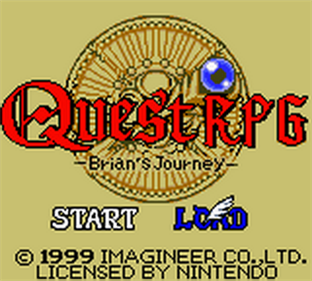 Quest: Brian's Journey - Screenshot - Game Title Image