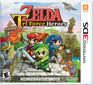The Legend of Zelda: Tri Force Heroes - Box - Front - Reconstructed