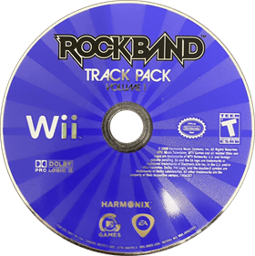 Rock Band: Track Pack: Volume 1 - Disc Image