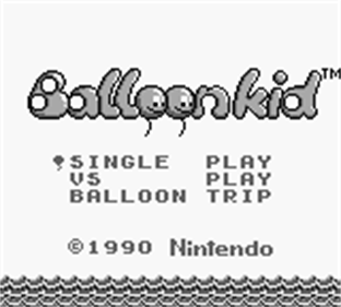 Balloon Kid - Screenshot - Game Title Image