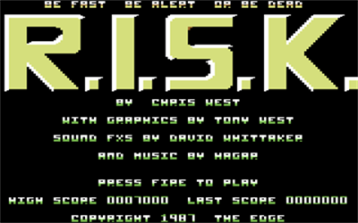 R.I.S.K. - Screenshot - Game Select Image