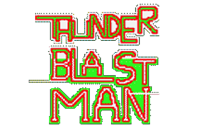 Thunder Blast Man - Clear Logo Image