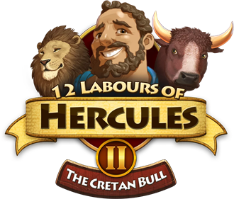12 Labours of Hercules II: The Cretan Bull - Clear Logo Image