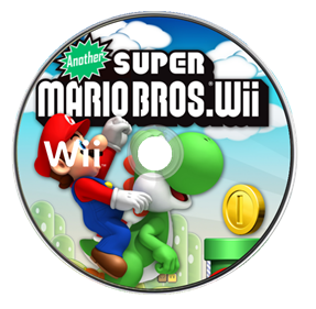 Another Super Mario Bros. Wii - Fanart - Disc Image
