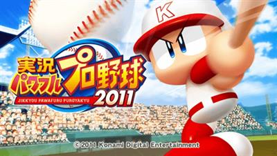 Jikkyou Powerful Pro Yakyuu 2011 - Screenshot - Game Title Image