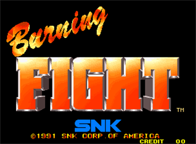 Burning Fight - Screenshot - Game Title Image