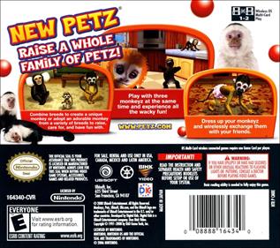 Petz: Monkeyz House - Box - Back Image