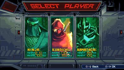 The Ninja Saviors: Return of The Warriors - Screenshot - Game Select Image