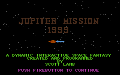 Jupiter Mission 1999 - Screenshot - Game Title Image