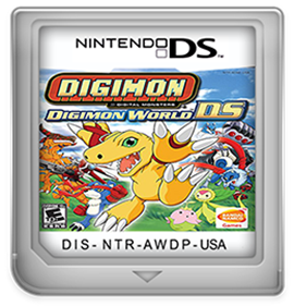 Digimon World DS - Fanart - Cart - Front Image