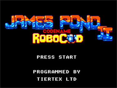 James Pond 2: Codename RoboCod - Screenshot - Game Title Image