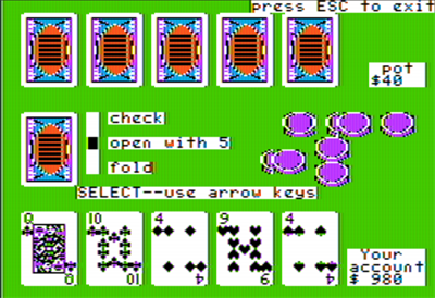Five Card Draw Poker - Screenshot - Gameplay Image