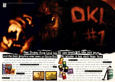Donkey Kong Land - Advertisement Flyer - Front Image