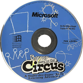 Barney Goes to the Circus - Disc Image