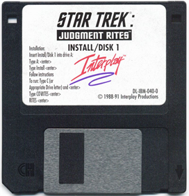Star Trek: Judgment Rites - Disc Image