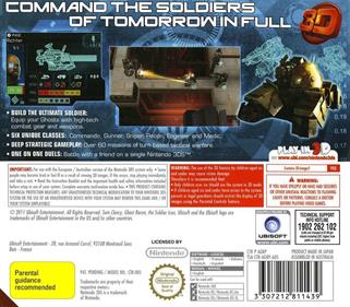 Tom Clancy's Ghost Recon: Shadow Wars - Box - Back Image