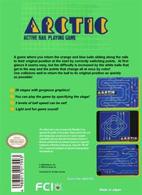 Arctic: Active Rail Playing Game - Fanart - Box - Back Image