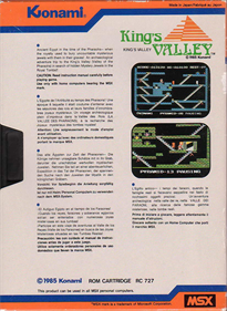 King's Valley - Box - Back Image