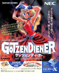 Götzendiener - Advertisement Flyer - Front Image