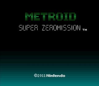 Metroid Super Zero Mission - Screenshot - Game Title Image