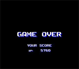 Air Buster - Screenshot - Game Over Image