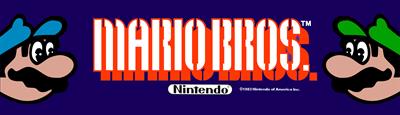 Mario Bros. - Arcade - Marquee Image