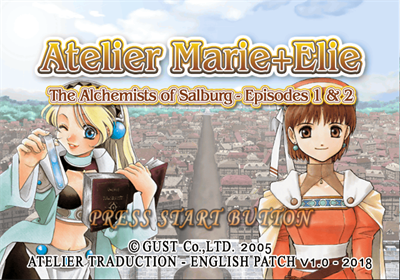 Atelier Marie + Elie: The Alchemists of Salburg 1・2 - Screenshot - Game Title Image
