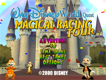 Walt Disney World Quest: Magical Racing Tour - Screenshot - Game Title Image