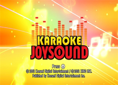 Karaoke Joysound - Screenshot - Game Title Image