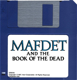 Mafdet and the Book of the Dead - Fanart - Disc