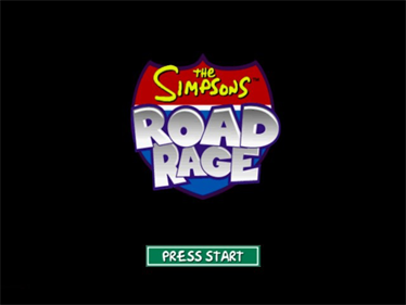 The Simpsons: Road Rage - Screenshot - Game Title Image