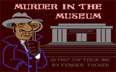 Murder in the Museum (1987) - Screenshot - Game Title Image