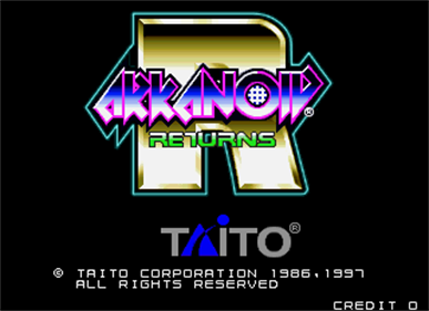 Arkanoid Returns - Screenshot - Game Title Image
