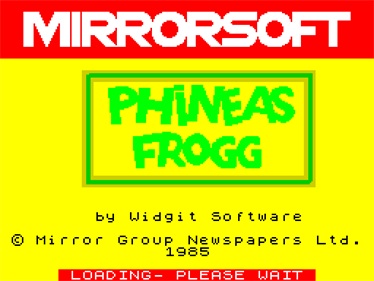 Phineas Frogg - Screenshot - Game Title Image